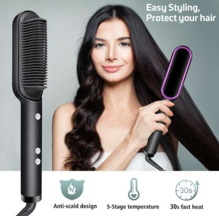 Original 909 Brush Hair Straightener Brush For Girls Comb Style / Hair Styling Hair