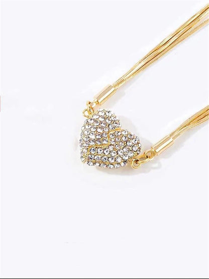 Double-Sided Magnetic Heart Necklace