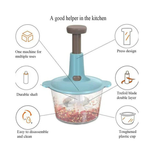MULTI FUNCTIONAL HAND PUSHING COOKER -2LITER