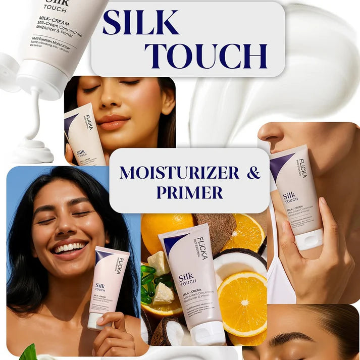 Flicka Silk Touch - 3 in 1 Moisturizer, Primer & Sunscreen for Face buy 1 get 1 free