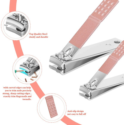 16 in 1 Professional Stainless Steel Manicure Pedicure Kit