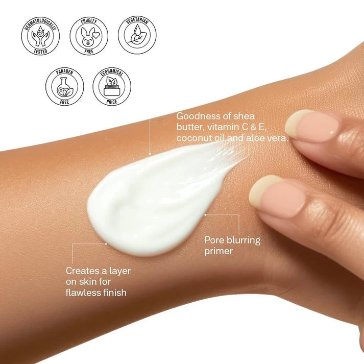 Flicka Silk Touch - 3 in 1 Moisturizer, Primer & Sunscreen for Face buy 1 get 1 free