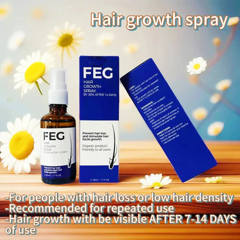 FEG Plus Hair Growth Spray – Stimulates Follicles & Reduces Hair Fall