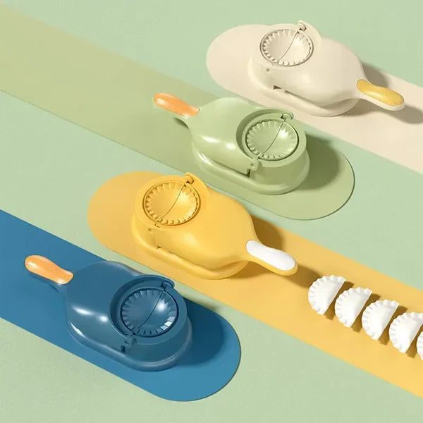 2 In 1 Dumpling & Samosa Maker Manual Labor-Saving Ravioli Dough Skin Molder Machine Kitchen Gadgets