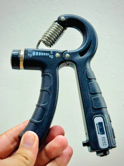 Hand Gripper (5–60kg) with Automatic Counting & Non-Slip Grip |