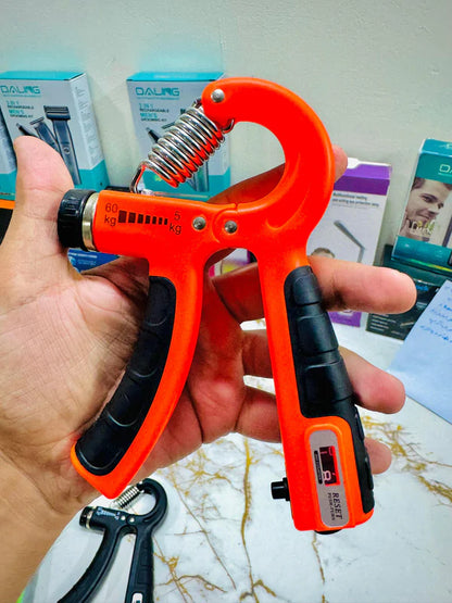 Hand Gripper (5–60kg) with Automatic Counting & Non-Slip Grip |