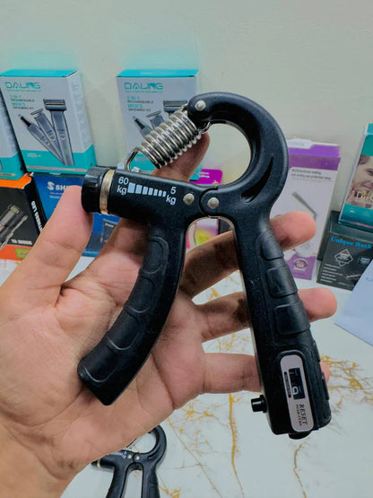 Hand Gripper (5–60kg) with Automatic Counting & Non-Slip Grip |