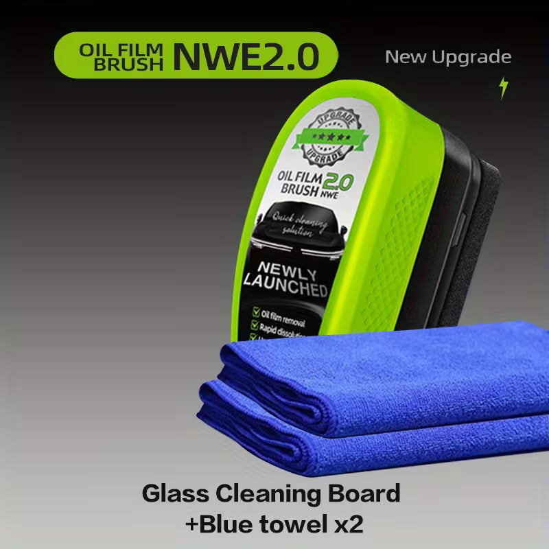 1pc Oil Film Brush 2.0 – Clear Vision Windshield & Glass Cleaner