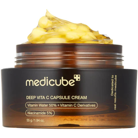Medicube Deep Vita C Golden Capsule Face Moisturizer Cream 55g